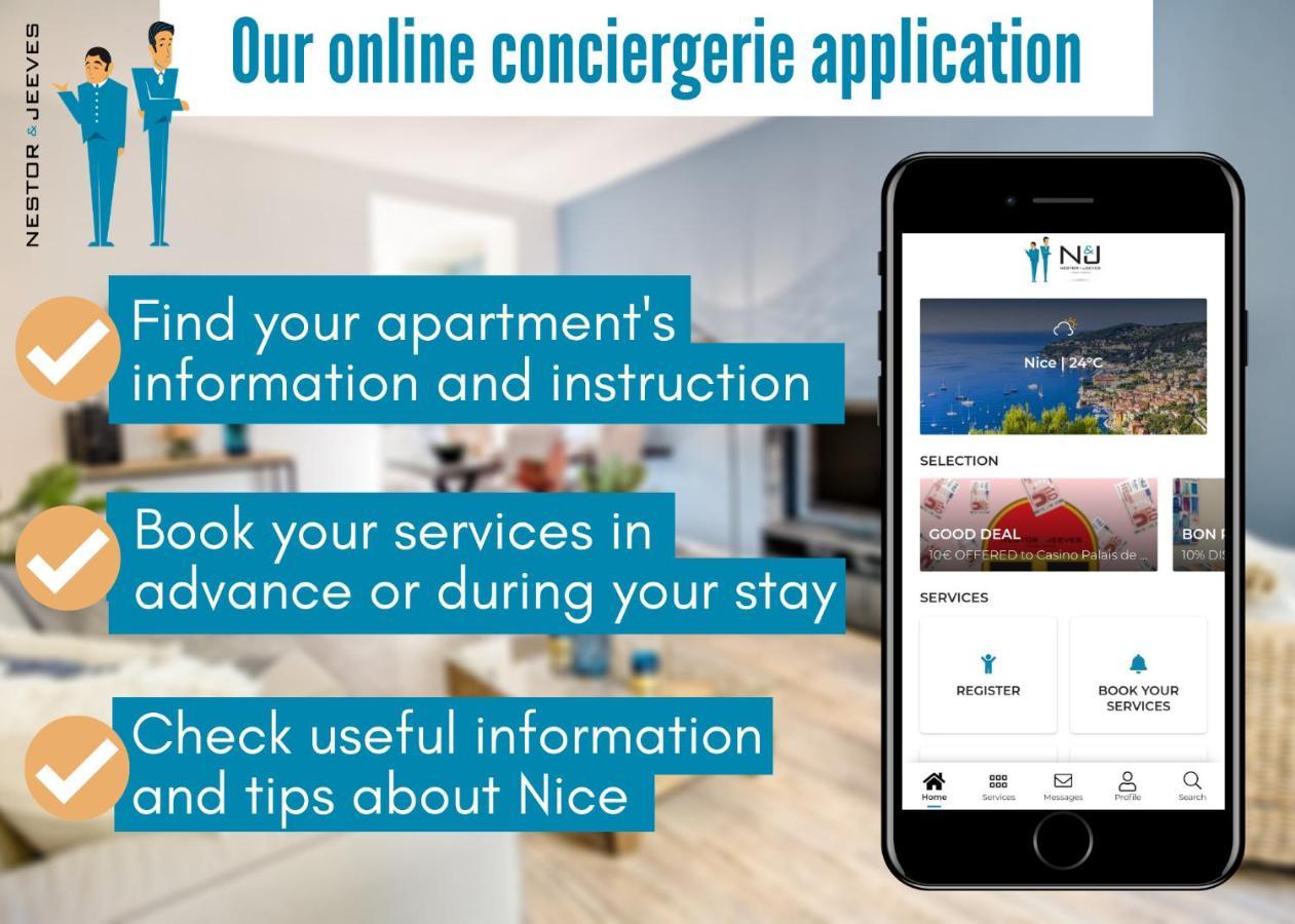 Nestor&jeeves - Palais Liberte - Hyper Center - Shopping Area - Close Sea Apartment Nizza